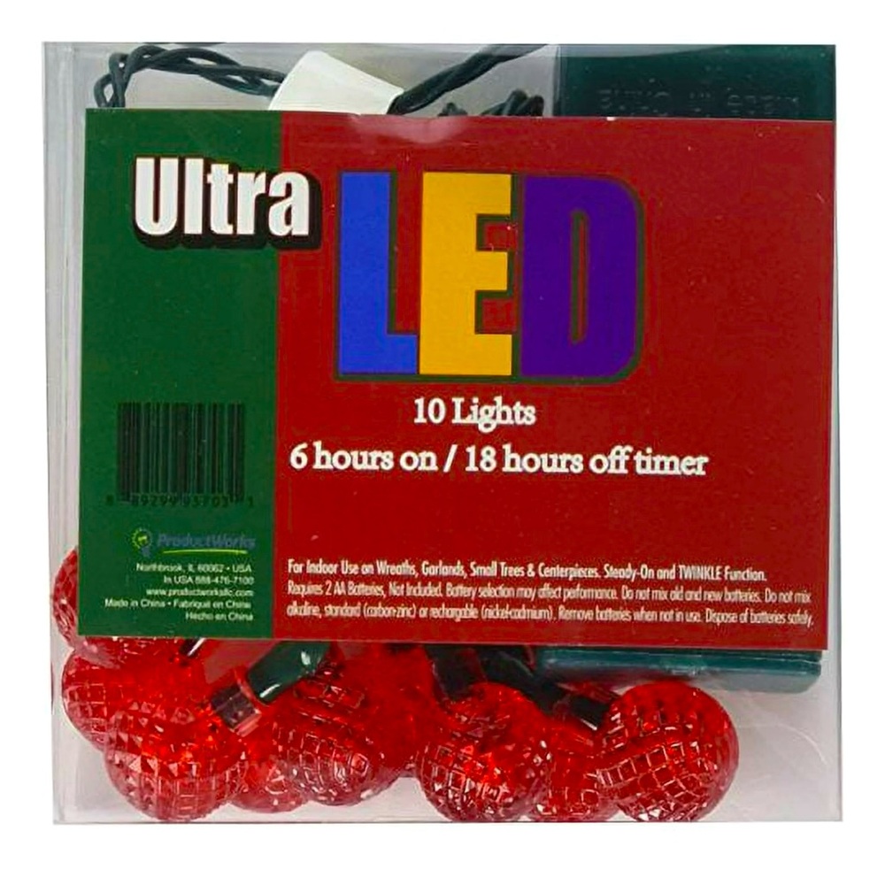 Ultra LED 10 lights, six hours and 18 hours of timer